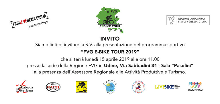Presentazione FVG E-Bike Tour 2019